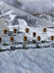 Sapphire and Glass Jar Mini