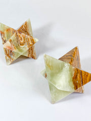 Green Onyx Merkaba XXL