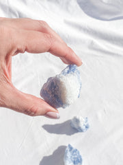 Blue Calcite Natural | Medium