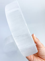 Selenite Polished Bookend
