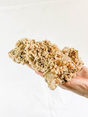 Pink Heulandite Stilbite Cluster 659g