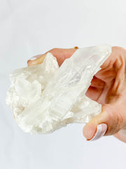Frosted Quartz Cluster 121g