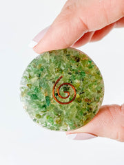 Orgonite Pop Sockets | Green Aventurine