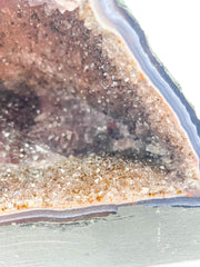 Amethyst Amethyst Pink Purple Druzy and Agate Geode Statement Piece “Faery Cave” 2.4kg