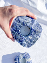 Sodalite Natural Candle Base