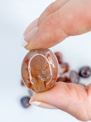 Dark Carnelian Tumbles | Small