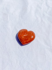 Peach MoonStone Heart | Small
