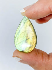 Labradorite Cabochon Tear Drop | Small