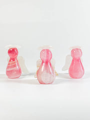 Onyx Pink Angel Carving
