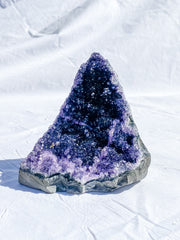 Black Amethyst CutBase Cluster 524g