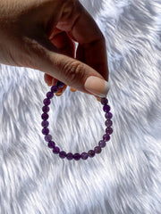 Amethyst Bead Bracelet