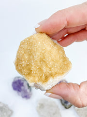 Divine Trio: Citrine + Clear Quartz + Amethyst | X Large
