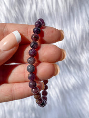 Lepidolite Bead Bracelet
