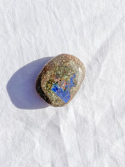 Azurite and Malachite Free Form on Matrix 38g