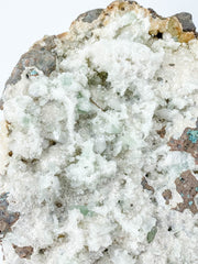 Green Apophyllite with Prehnite Inclusions Statement Piece 3kg