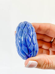 Blue Quartz Hedgehog Carving