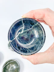 Black Onyx with inclusions Bowl | Medium