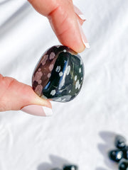 Snowflake Obsidian Tumbles | Medium