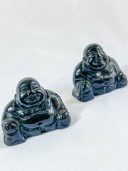 Black Obsidian Buddha Carving