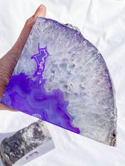 Died Agate Natural Bookend 3.9kg