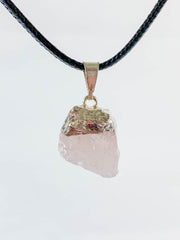 Vitality Pendant Natural Rose Quartz