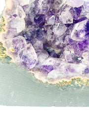 Amethyst and Pink Geode Statement Piece “Witches Hat” 8kg
