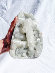 Chalcedony with Apophyllite CutBase Cluster 2.4kg