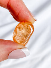 Copper Orange Aura Tumbles | Mini