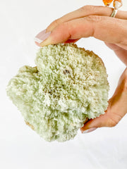 Scolecite Cluster with Inclusions 318g