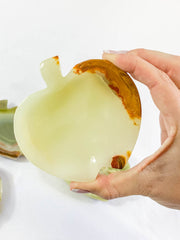 Green Onyx Apple Bowl | Large