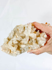 Quartz Cluster with Inclusions 497g