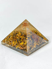 Orgonite Pyramid Tiger Eye 281g