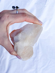 Himalayan Quartz Cluster Elestial with Inclusions 458g
