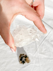 Balance Duo: Clear Quartz + Smoky Quartz | Medium