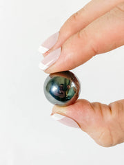 Magnetic Hematite Sphere Pair | Mini