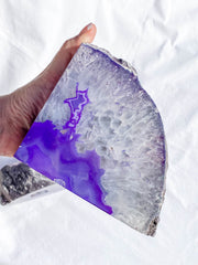 Died Agate Natural Bookend 3.9kg