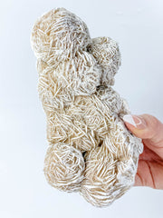 Desert Rose Selenite Cluster Statement Piece 957g