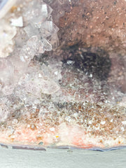 Amethyst Amethyst Pink Purple Druzy and Agate Geode Statement Piece “Faery Cave” 2.4kg