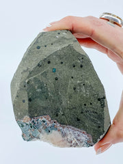 Apophyllite with Pink Heulandite Inclusions 882g
