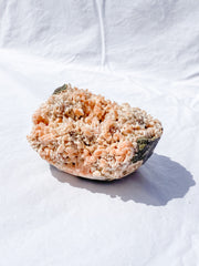 Pink Heulandite Cluster 600g