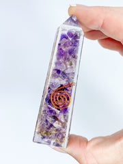 Orgonite Amethyst Obelisk | Medium