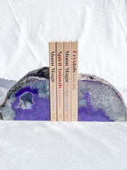 Died Agate Natural Bookend 3.9kg