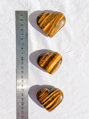 Tiger Eye Heart | Large