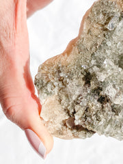 Smoky Himalayan Quartz with Inclusions CutBase Cluster 224g