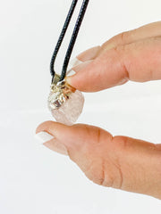 Vitality Pendant Natural Rose Quartz