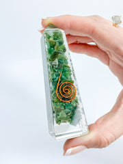 Orgonite Green Aventurine Obelisk | Medium