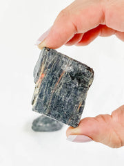 Black Tourmaline and Hematite Natural | Small