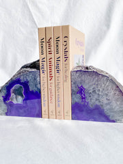 Died Agate Natural Bookend 3.9kg