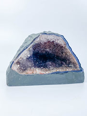 Amethyst Amethyst Pink Purple Druzy and Agate Geode Statement Piece “Faery Cave” 2.4kg