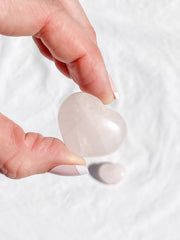 Rose Quartz Heart | Extra Small